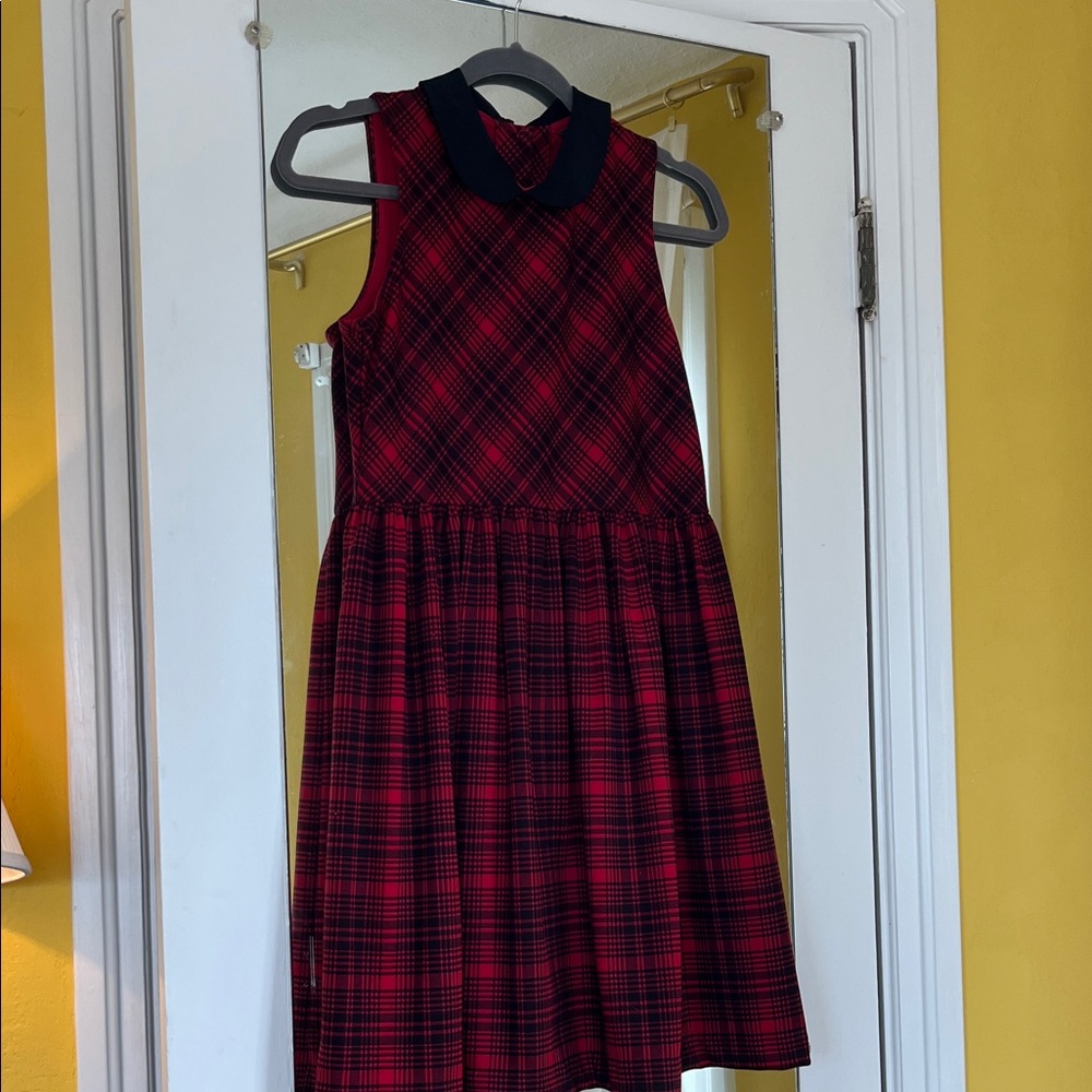 Polo by Ralph Lauren Red and Black Plaid Kids Dress